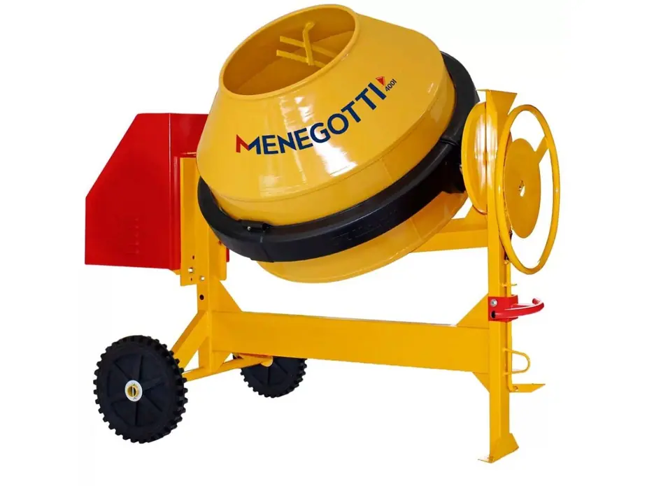 Betoneira amarela de 400 litros